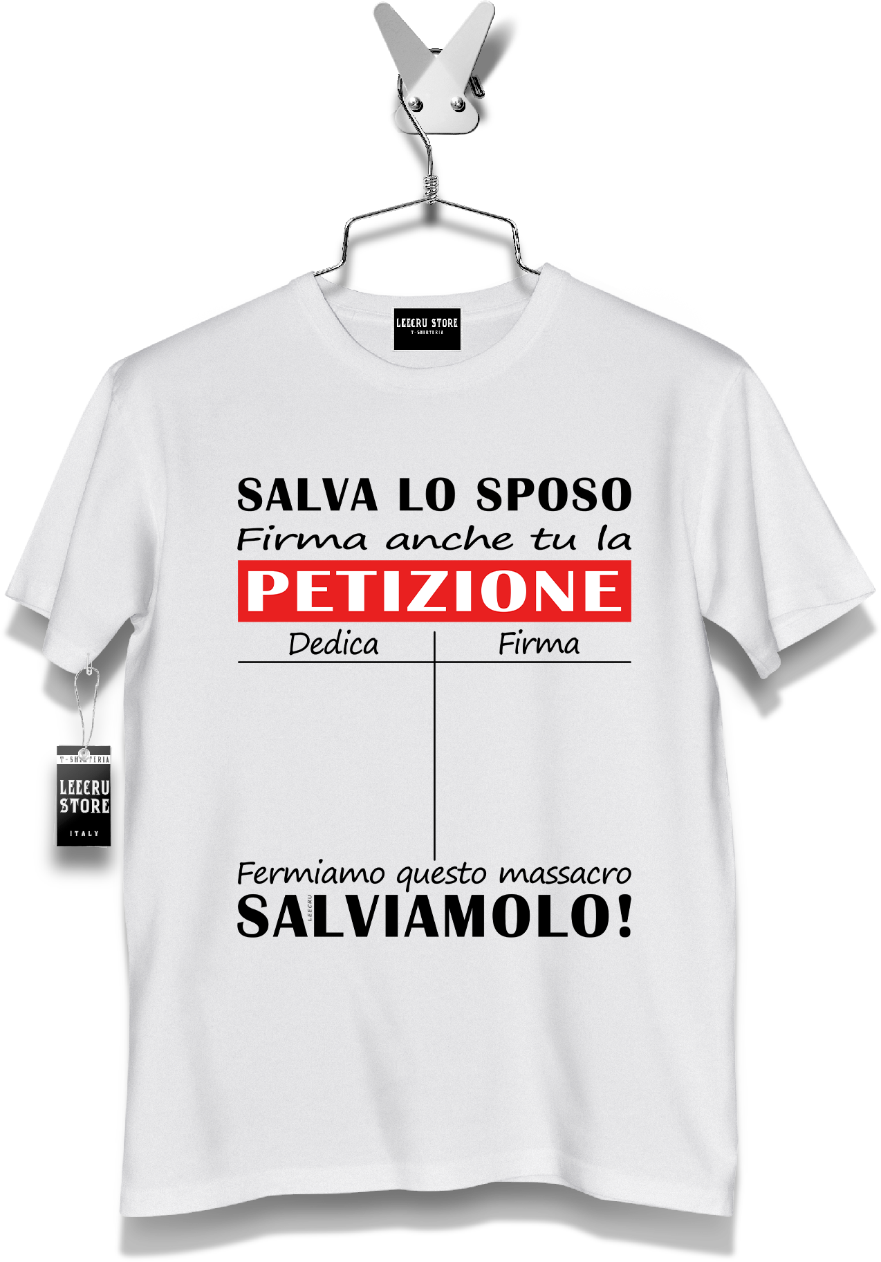 T-Shirt LeecruStore" Salva lo sposo "