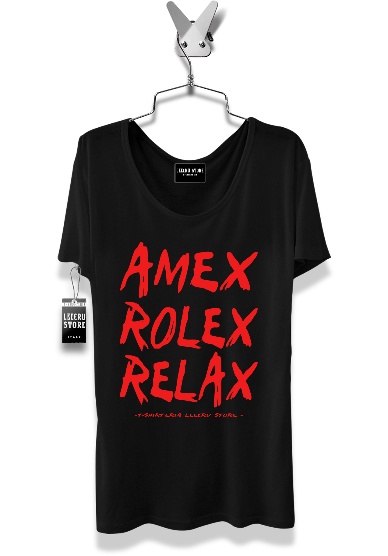 T-Shirt LeecruStore" Amex Rolex Relax"