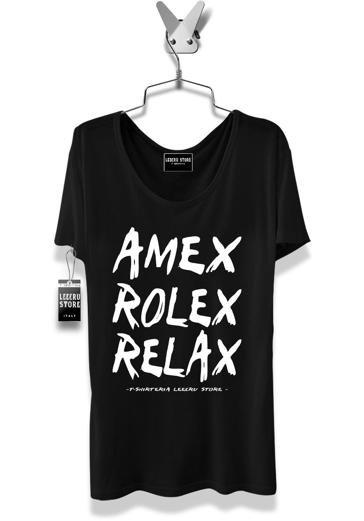 T-Shirt LeecruStore" Amex Rolex Relax"