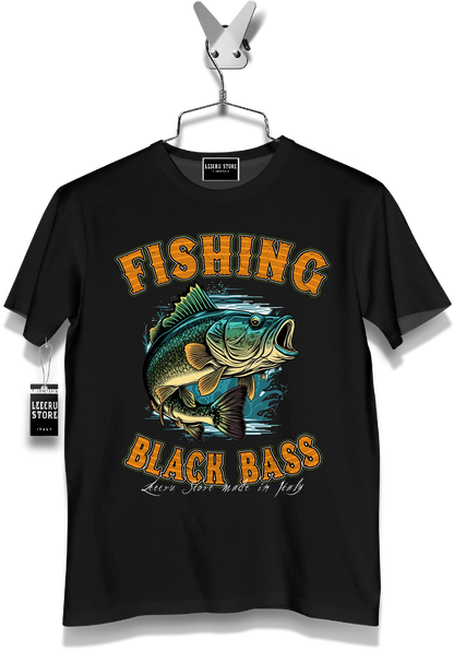 T-Shirt LeecruStore" Fishing Black Bass "000805