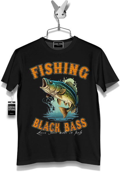 T-Shirt LeecruStore" Fishing Black Bass "000806