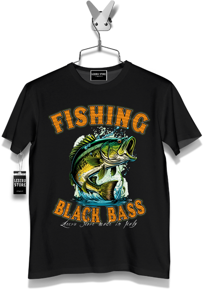 T-Shirt LeecruStore" Fishing Black Bass "000808