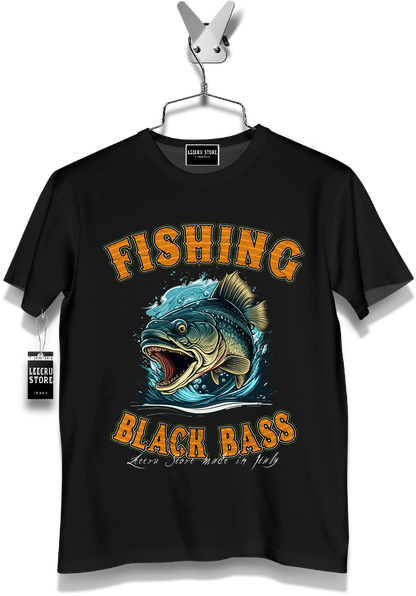 T-Shirt LeecruStore" Fishing Black Bass "000809