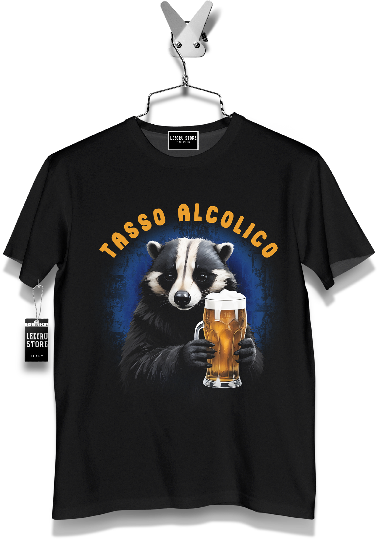 T-Shirt LeecruStore" Tasso alcolico "