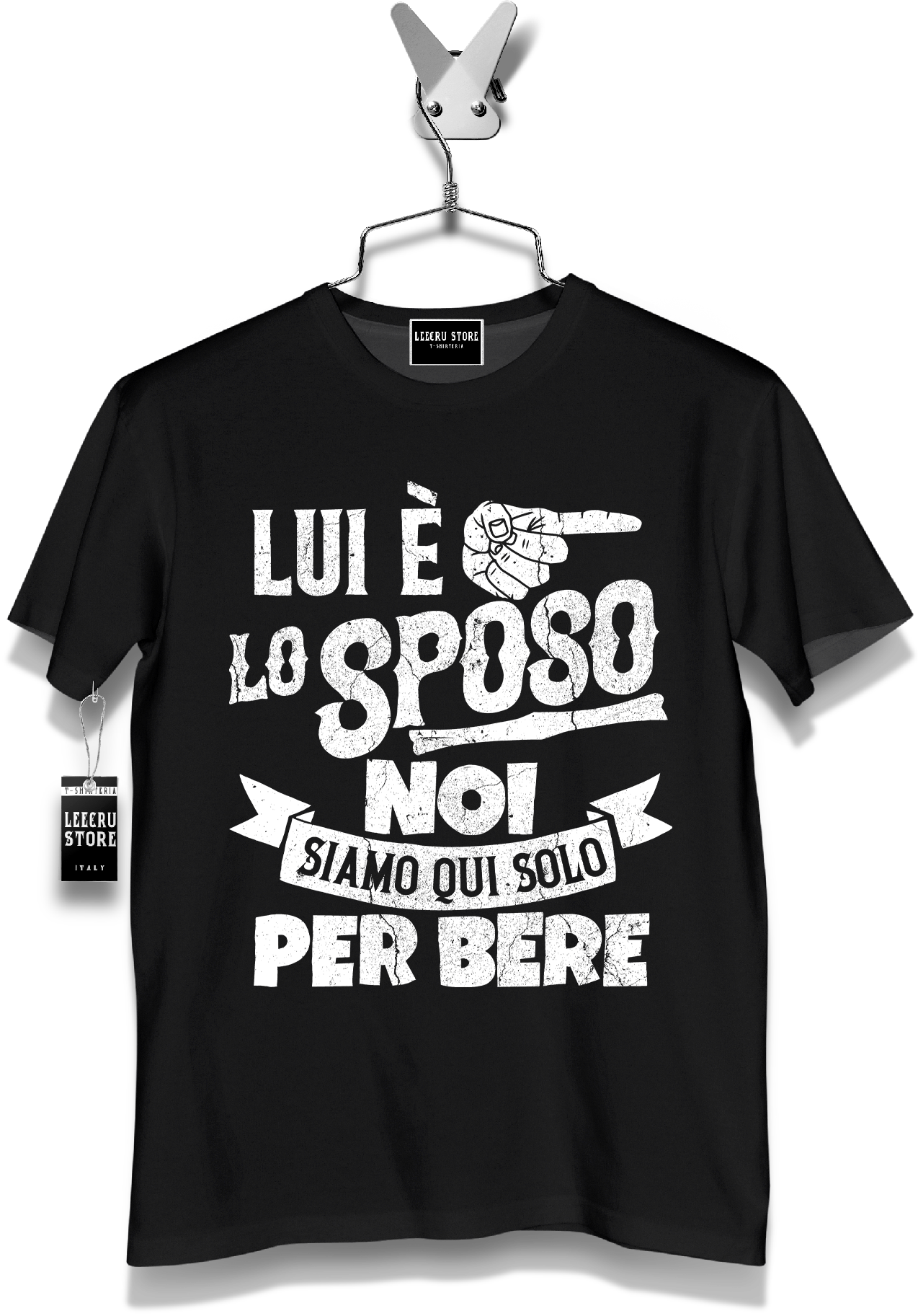 T-Shirt LeecruStore" Lui è lo sposo "