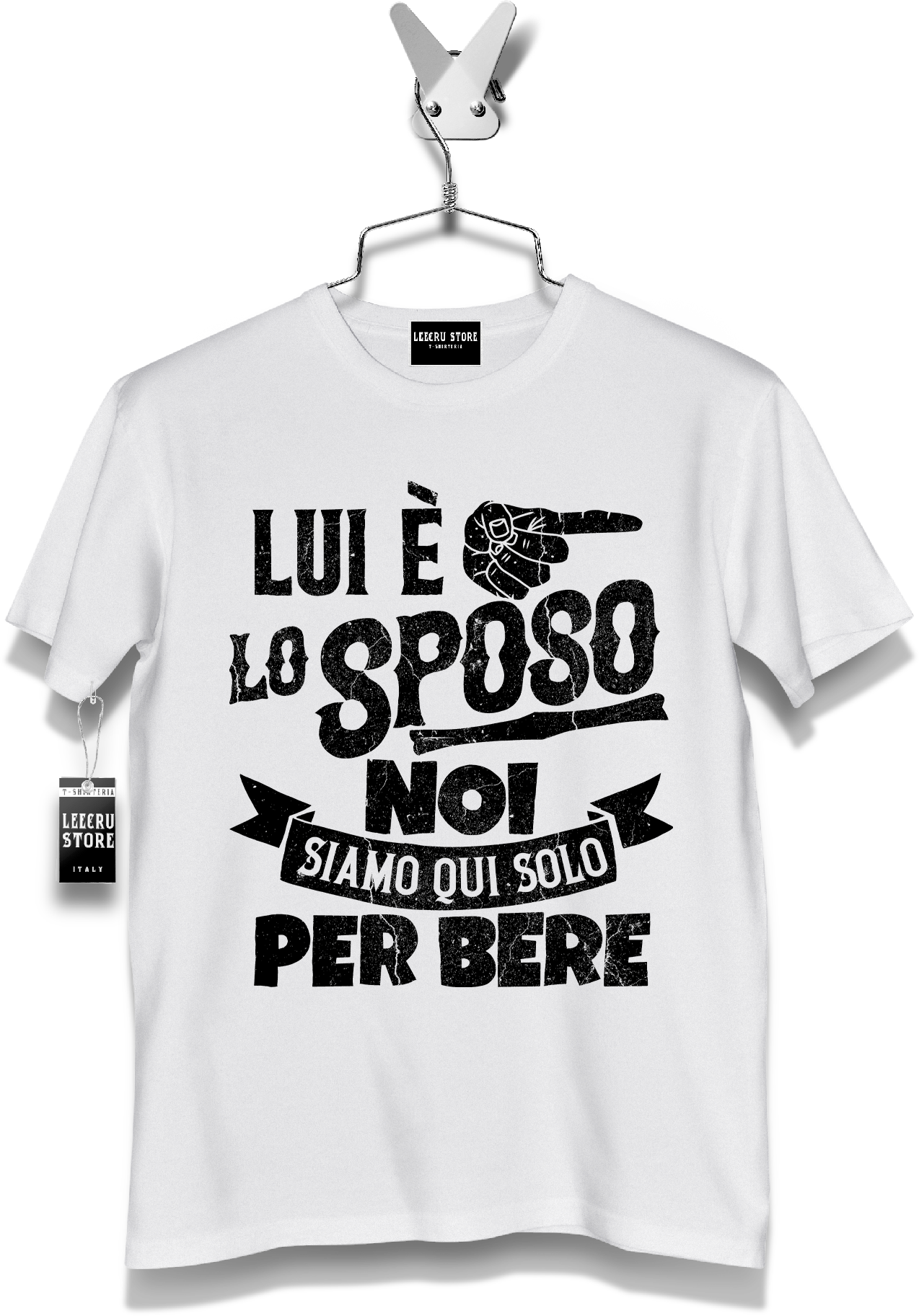T-Shirt LeecruStore" Lui è lo sposo "