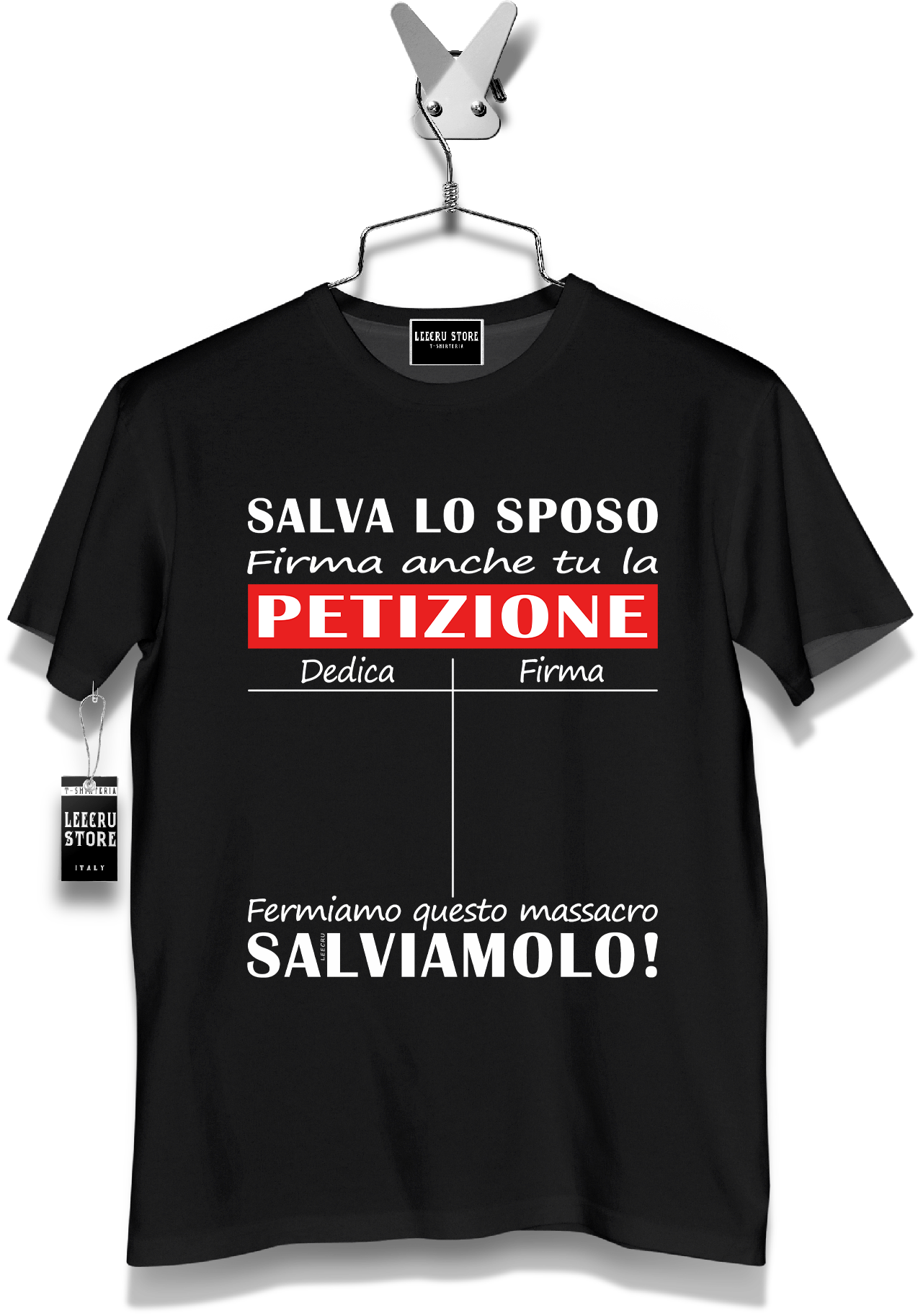 T-Shirt LeecruStore" Salva lo sposo "