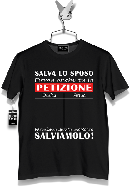 T-Shirt LeecruStore" Salva lo sposo "