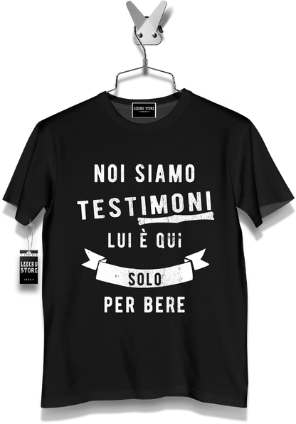 T-Shirt LeecruStore" Noi siamo i testimoni "