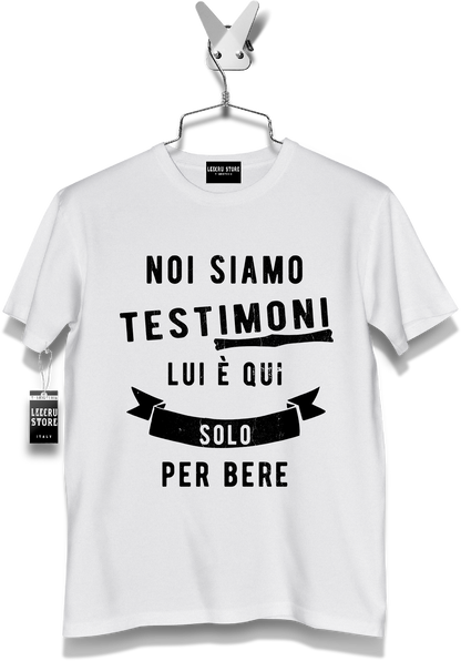 T-Shirt LeecruStore" Noi siamo i testimoni "