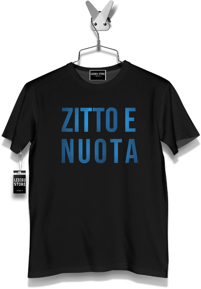 T-Shirt LeecruStore" Zitto e nuota"
