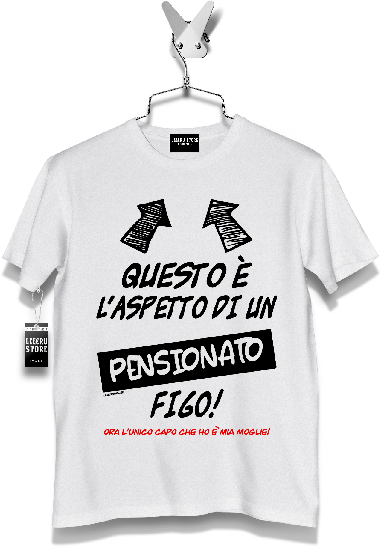 T-Shirt LeecruStore" Questo è l'aspetto "
