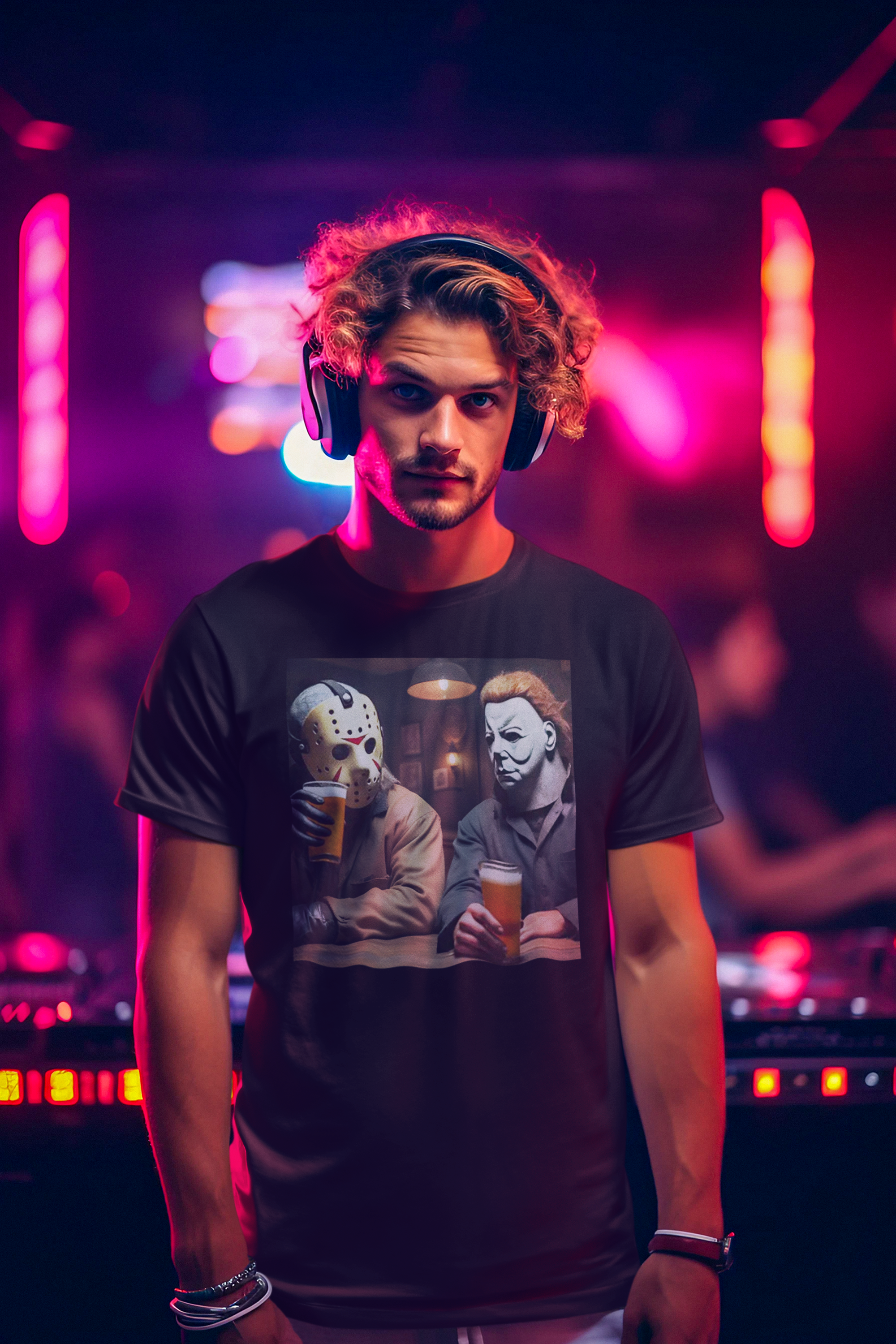 T-Shirt LeecruStore"2 amici al bar "