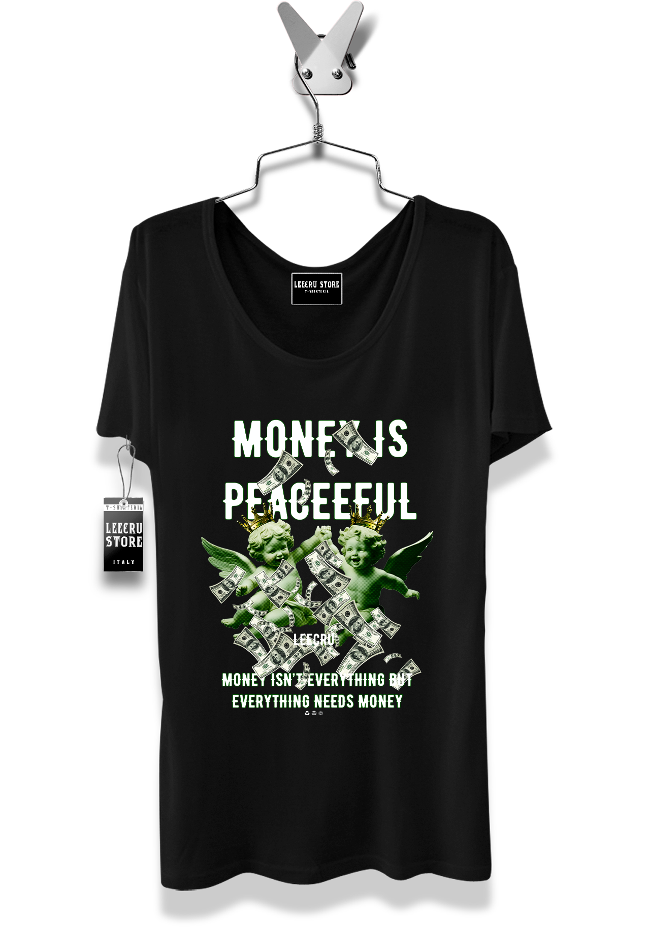 T-Shirt LeecruStore" Money is peaceeful "