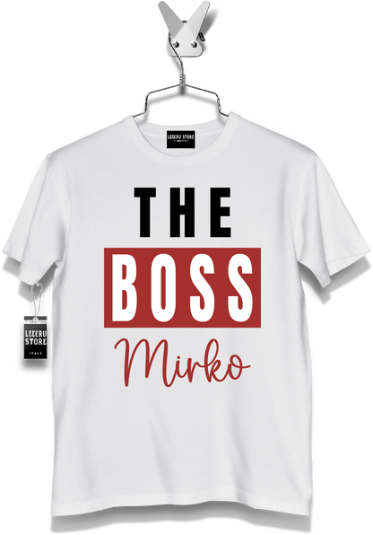 T-Shirt LeecruStore" The Real Boss "