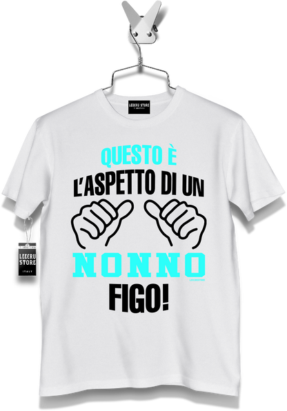T-Shirt LeecruStore" questo è l'aspetto di un nonno figo "