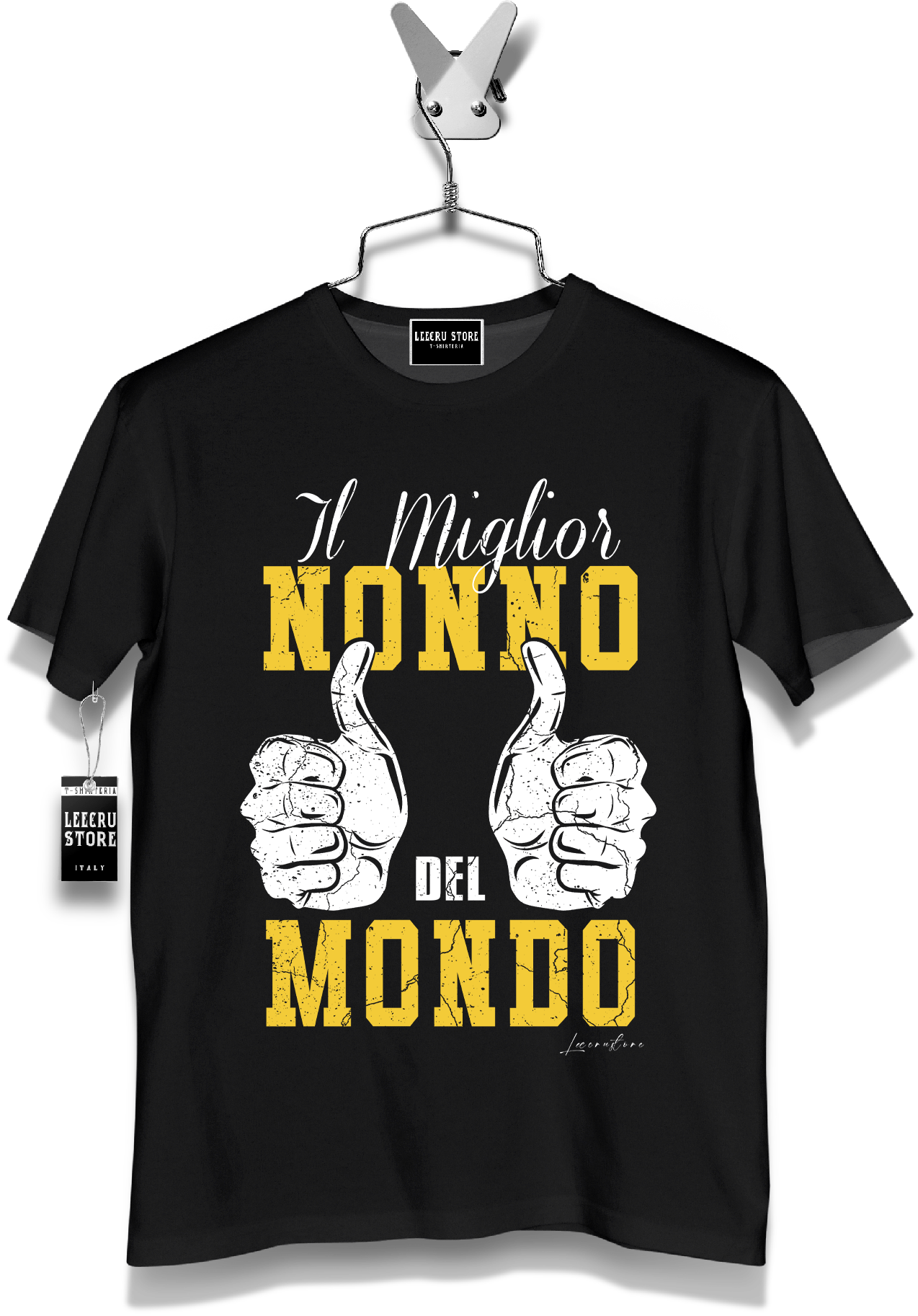 T-Shirt LeecruStore" Il miglior nonno"