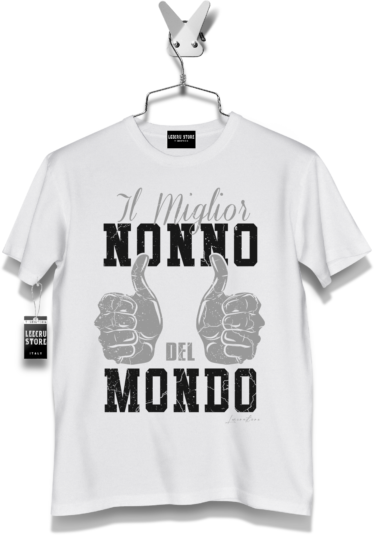 T-Shirt LeecruStore" Il miglior nonno"