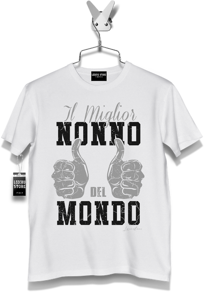 T-Shirt LeecruStore" Il miglior nonno"