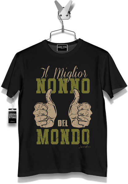 T-Shirt LeecruStore" Il miglior nonno"