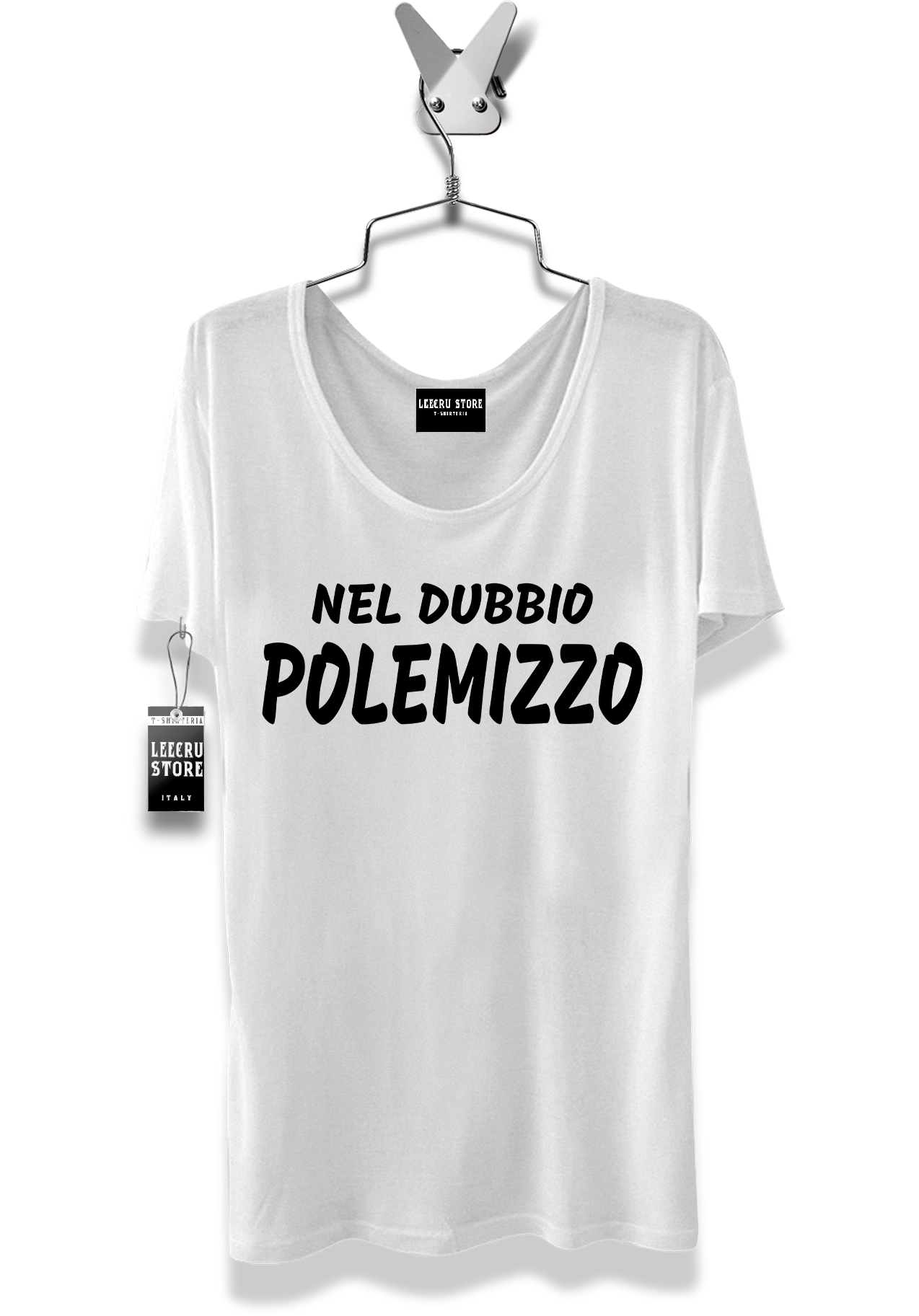 T-Shirt LeecruStore" Nel dubbio Polemizzo "