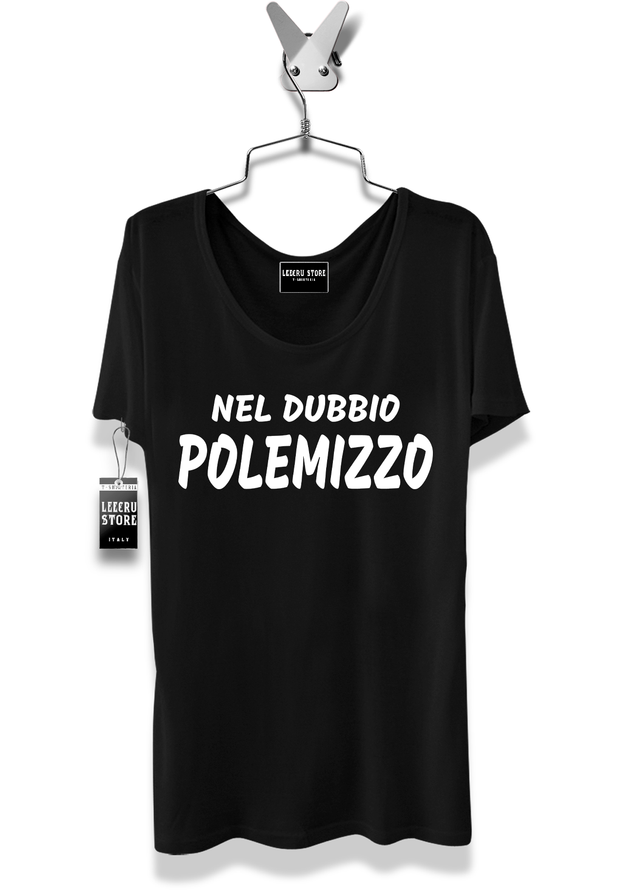 T-Shirt LeecruStore" Nel dubbio Polemizzo "