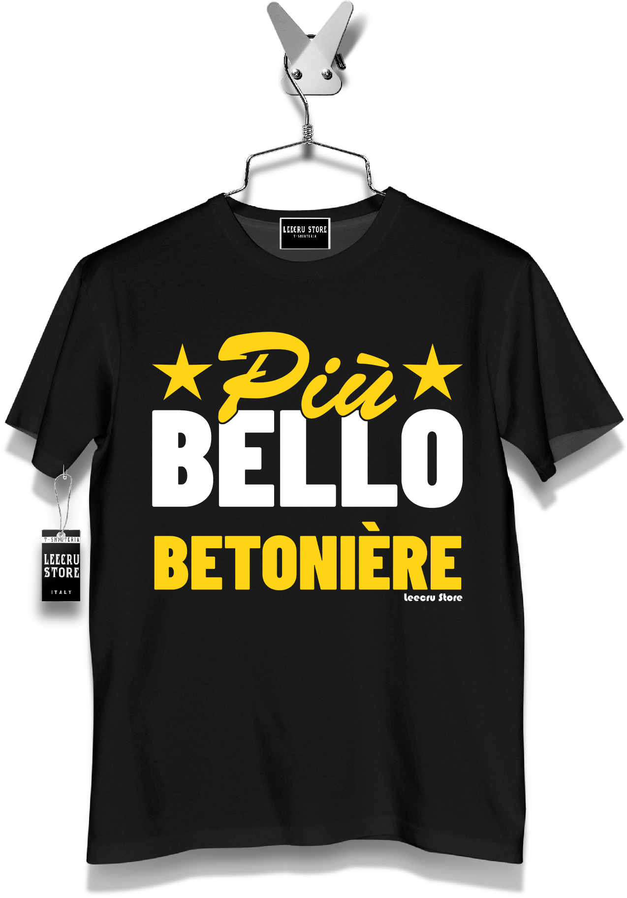 T-Shirt LeecruStore" Più bello Betoniere "