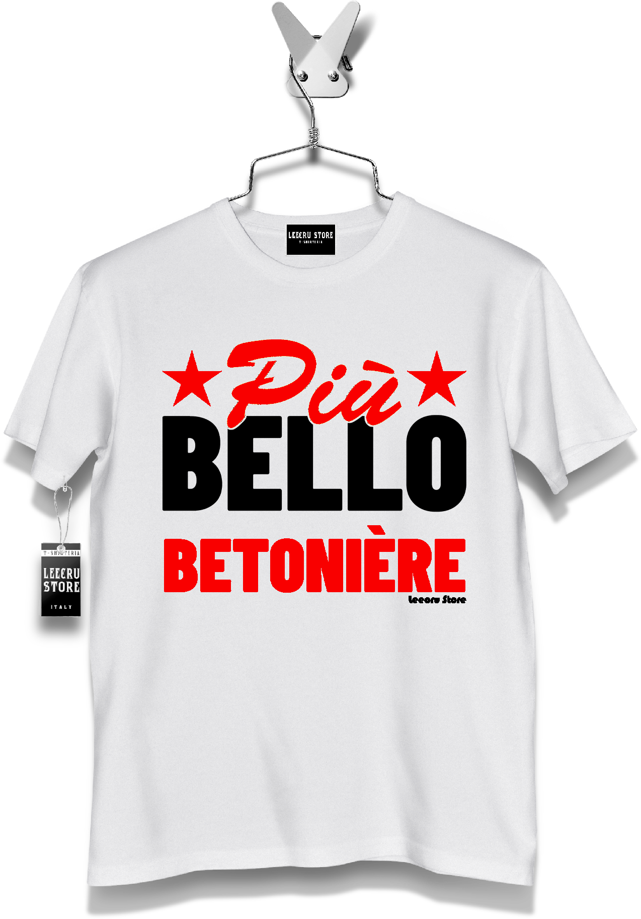 T-Shirt LeecruStore" Più bello Betoniere "