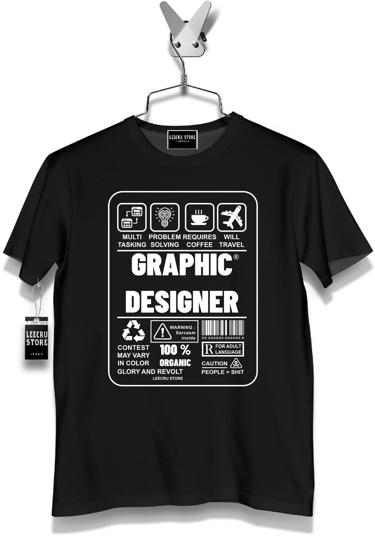 T-Shirt LeecruStore" Graphic Designer "