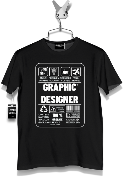 T-Shirt LeecruStore" Graphic Designer "