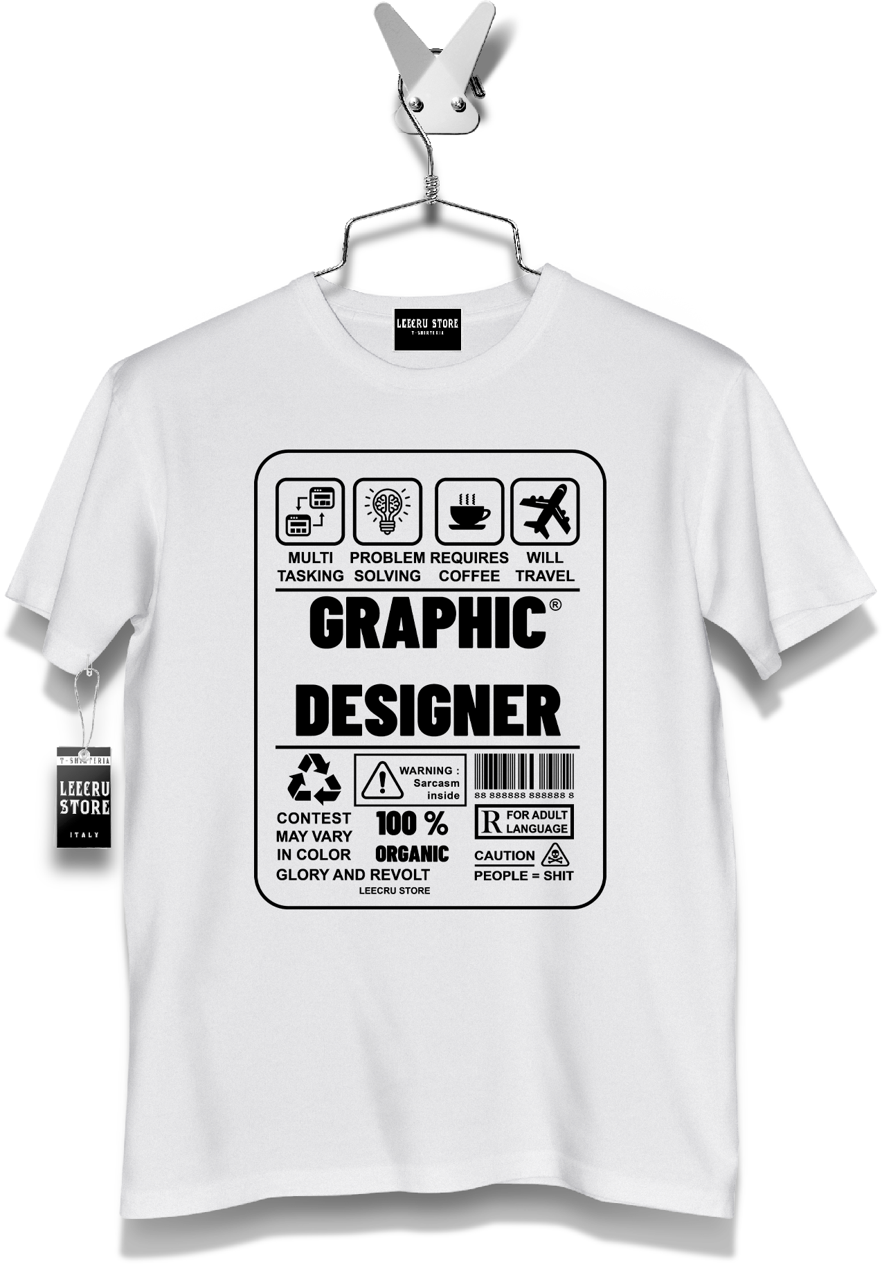 T-Shirt LeecruStore" Graphic Designer "