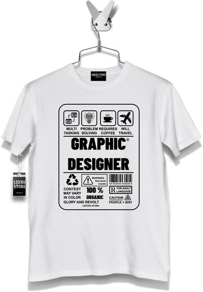 T-Shirt LeecruStore" Graphic Designer "