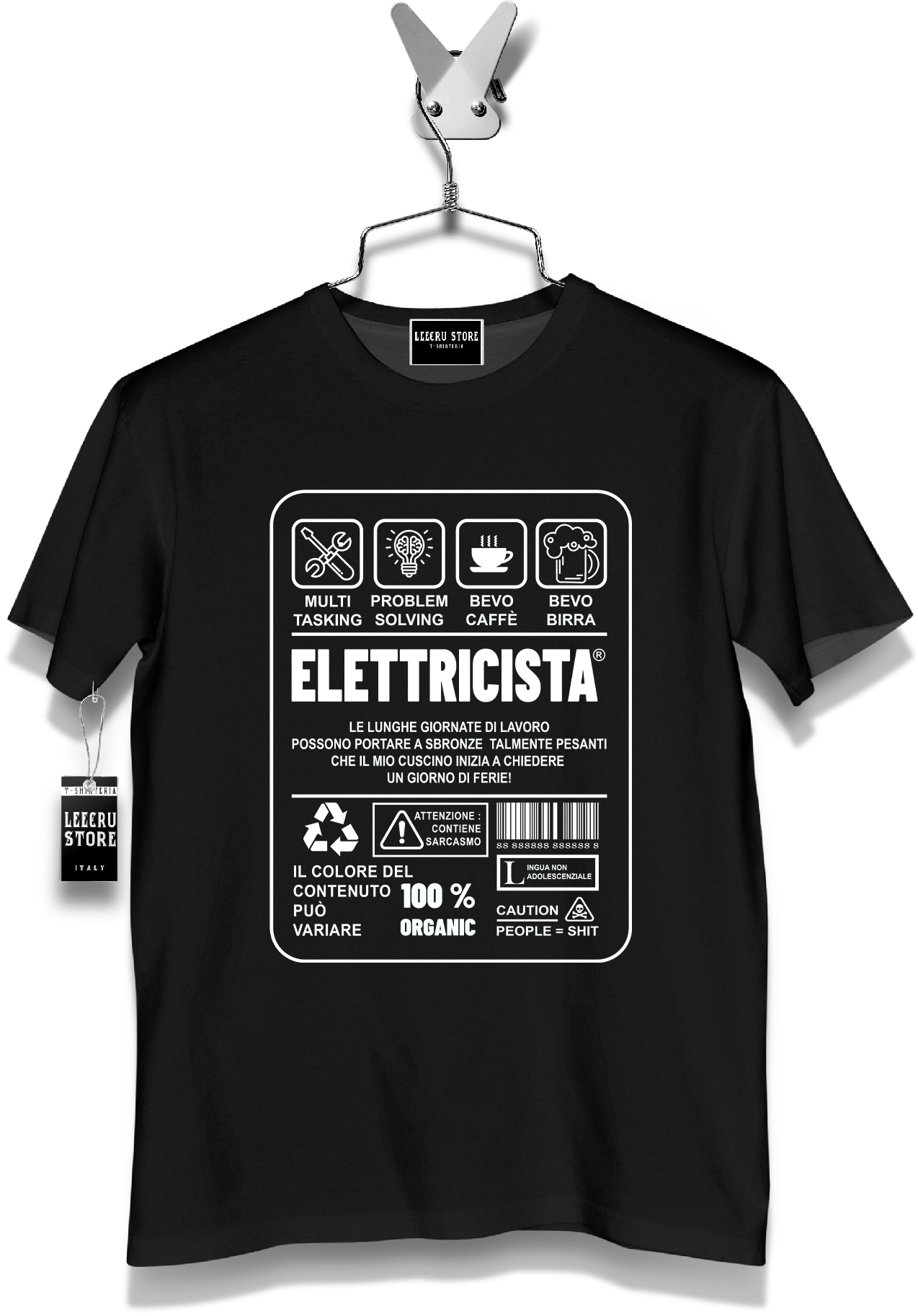 T-Shirt LeecruStore" Le lunghe giornate di lavoro..."