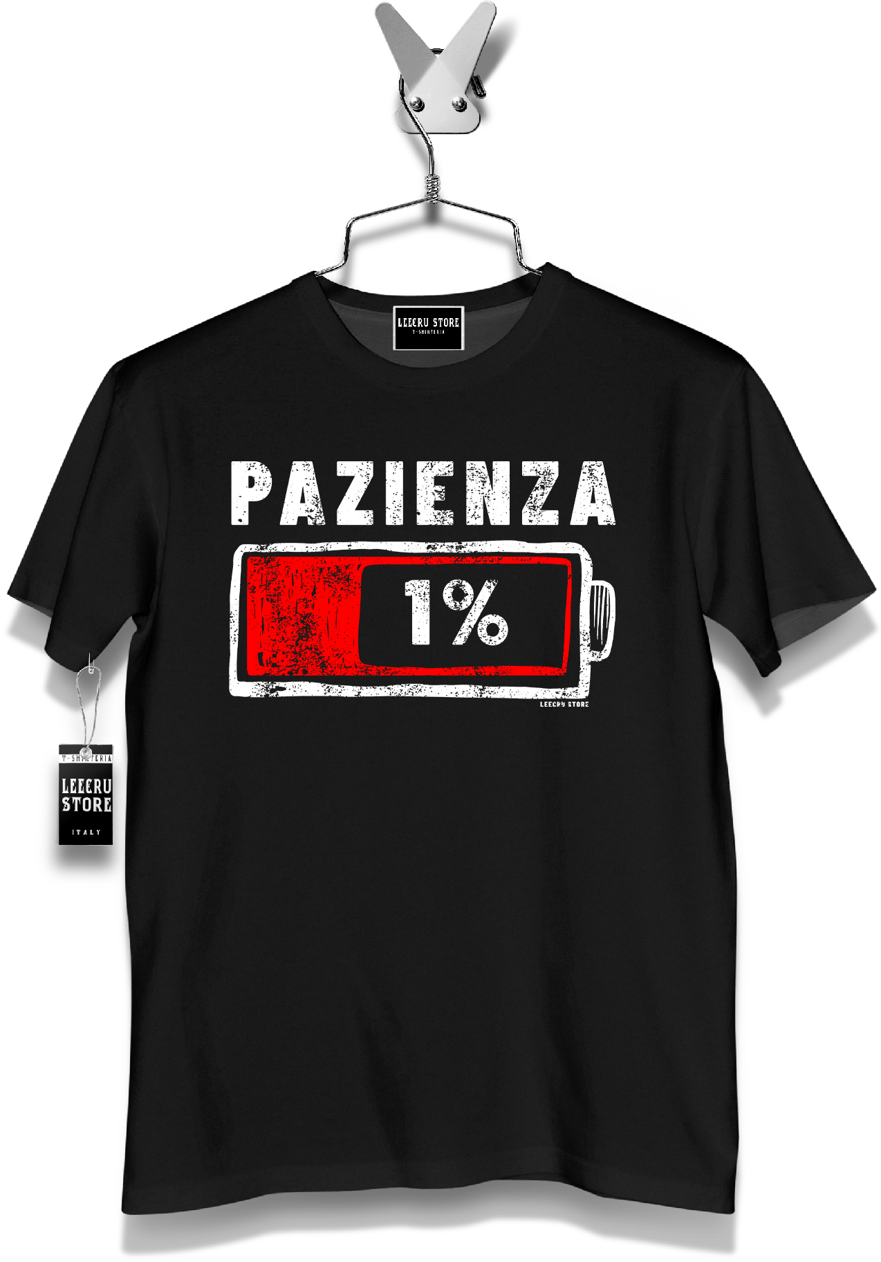 T-Shirt LeecruStore" Pazienza "