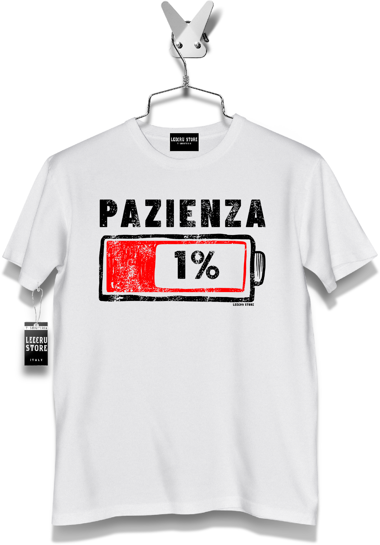 T-Shirt LeecruStore" Pazienza "