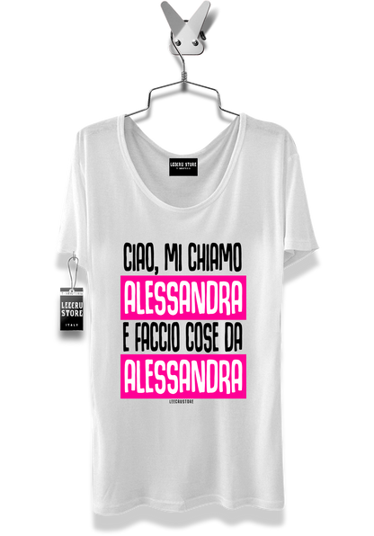 T-Shirt LeecruStore" Ciao, mi chiamo"