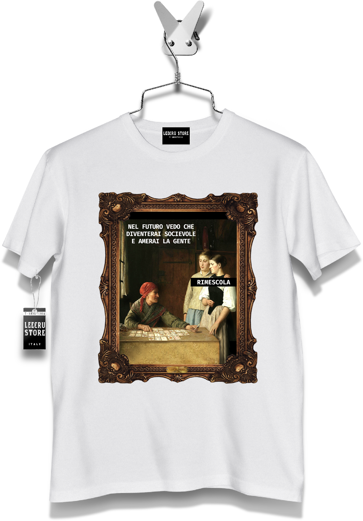 T-Shirt LeecruStore" Nel futuro vedo... "