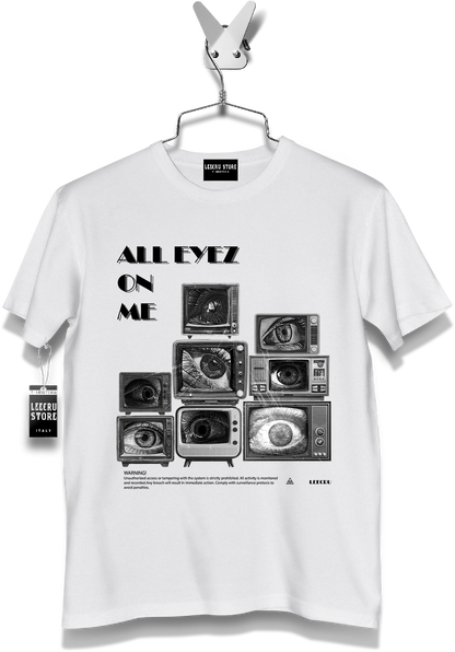 T-Shirt Leecru " All eyez on me "