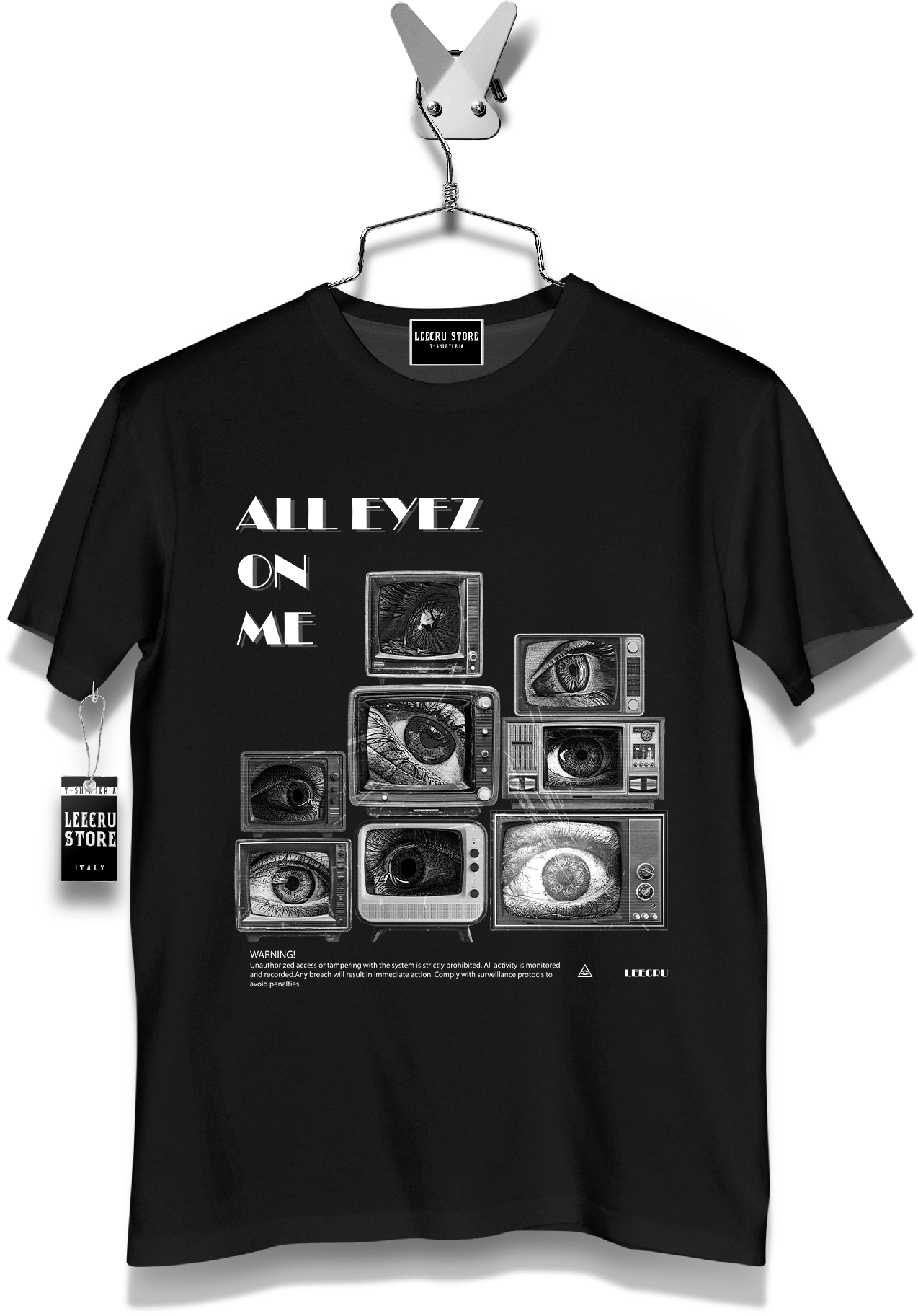 T-Shirt Leecru " All eyez on me "
