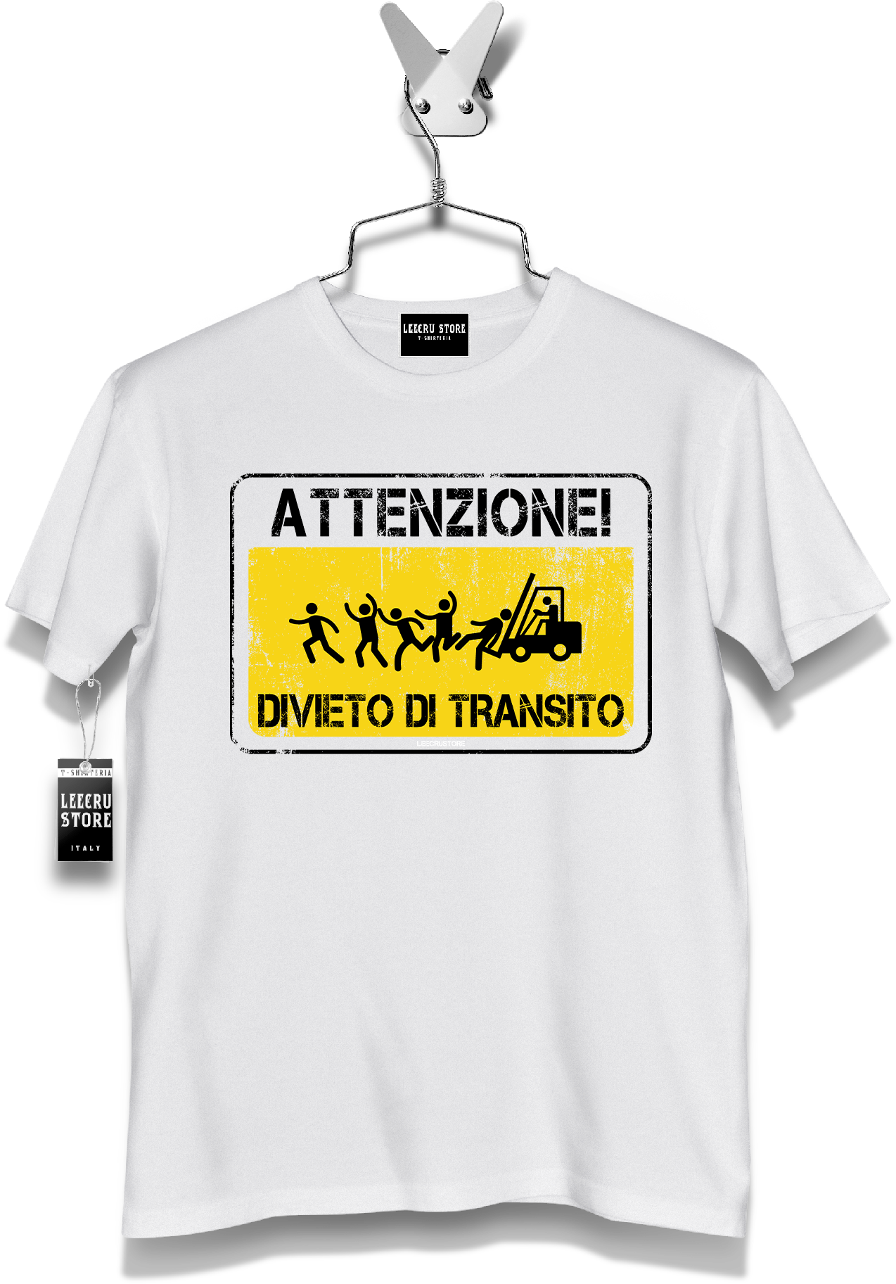 T-Shirt LeecruStore" Attenzione! "