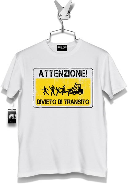 T-Shirt LeecruStore" Attenzione! "