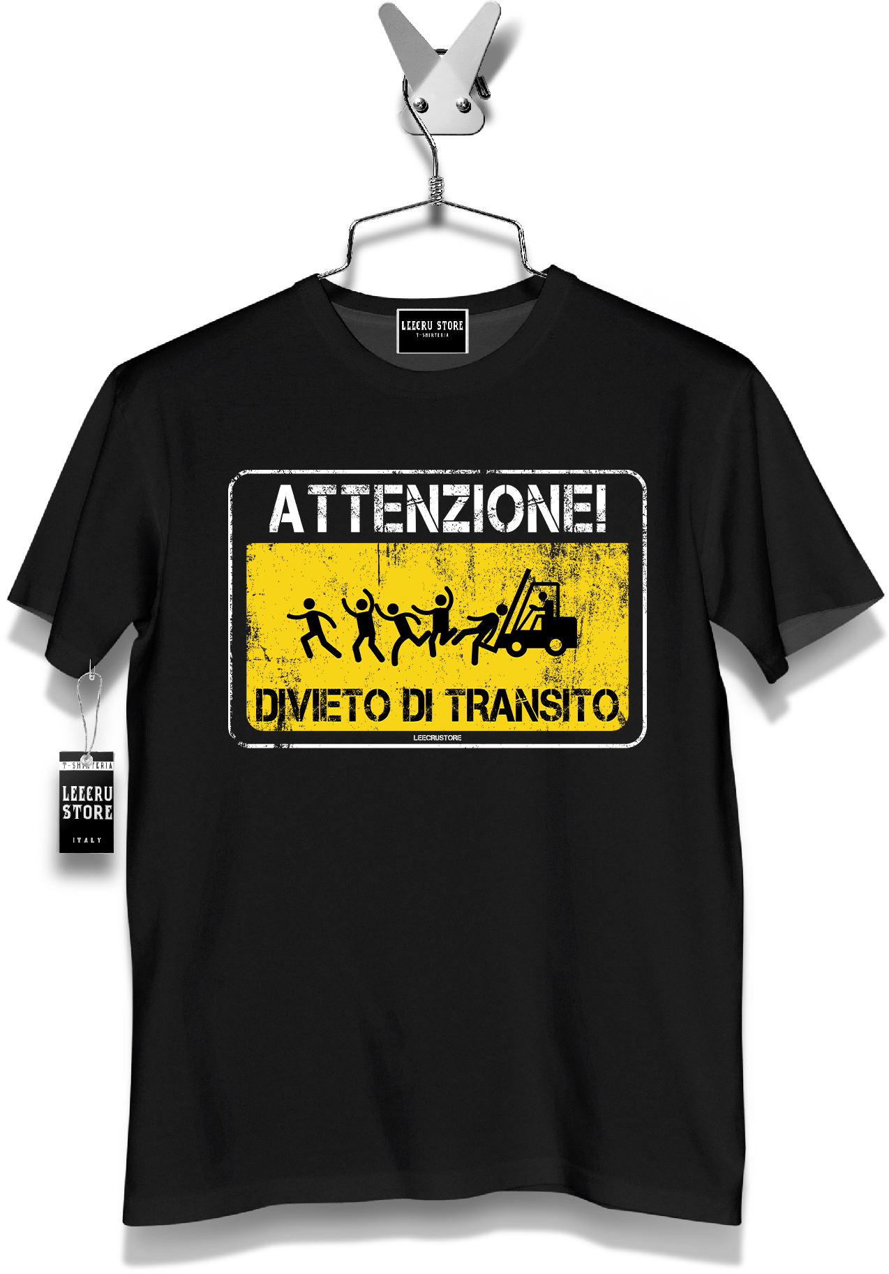 T-Shirt LeecruStore" Attenzione! "