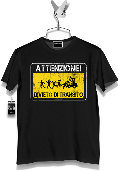 T-Shirt LeecruStore" Attenzione! "