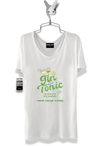 T-Shirt LeecruStore" Gin & Tonic  Is Always the answer "