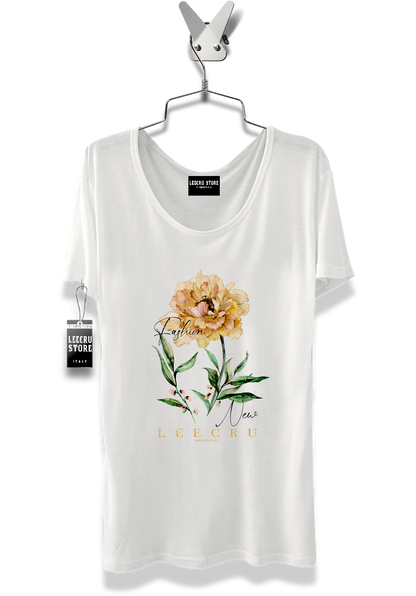 T-Shirt Leecru "Fashion news"