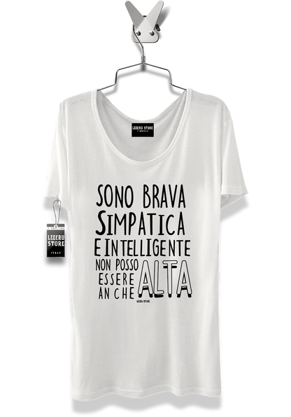 T-Shirt LeecruStore" Sono brava simpatica  "
