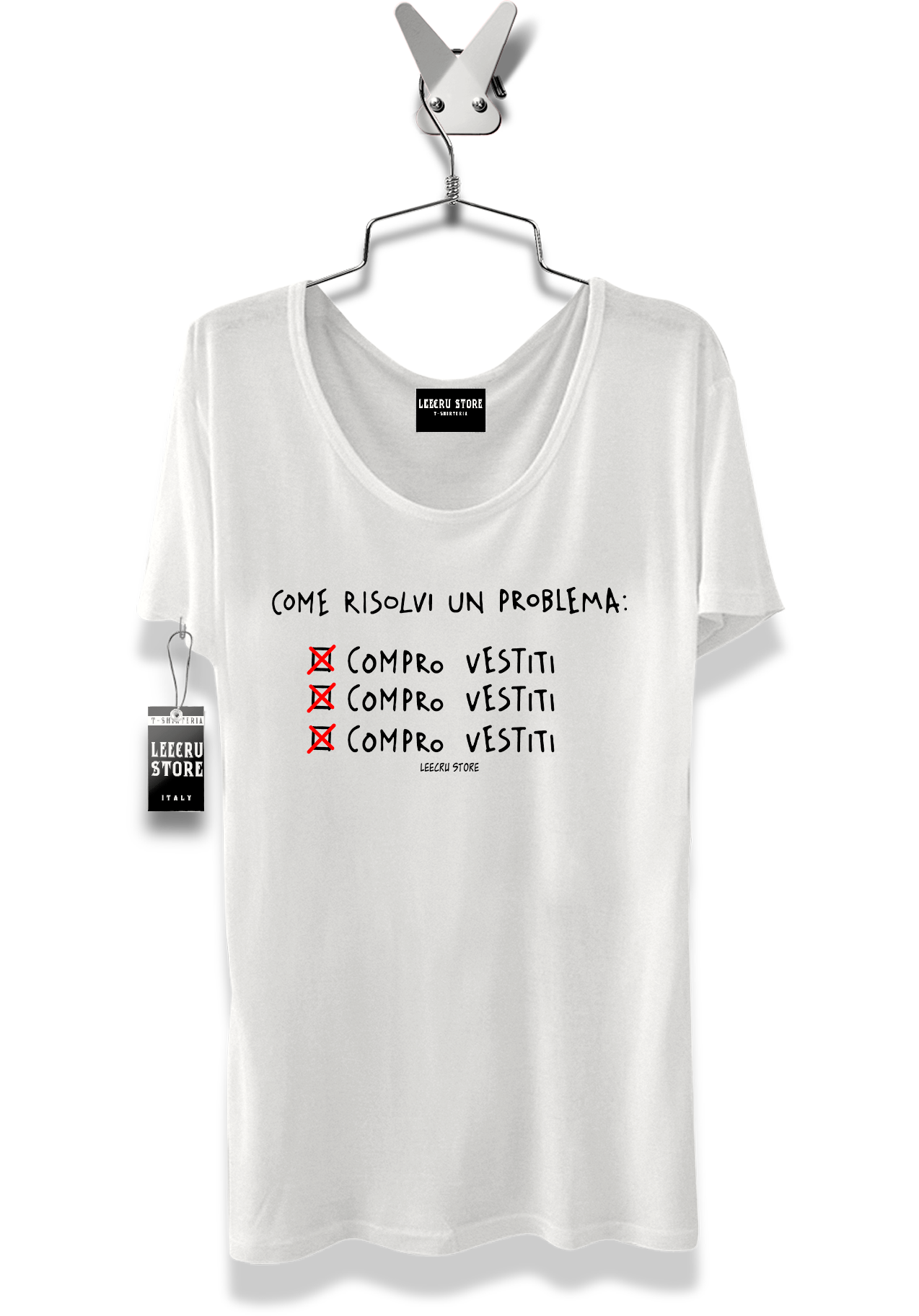 T-Shirt LeecruStore" Come risolvi un problema  "