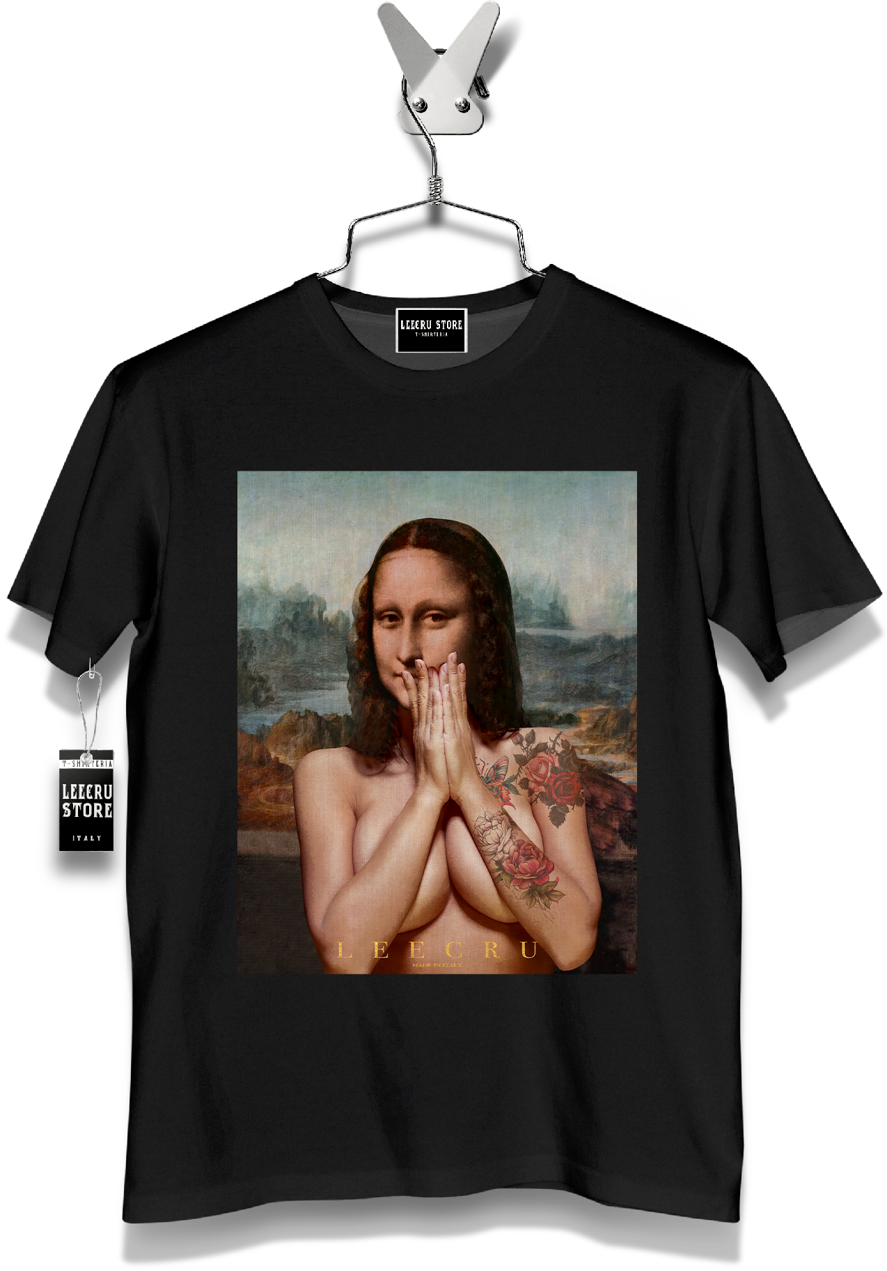 T-Shirt Leecru "Sexy Gioconda"