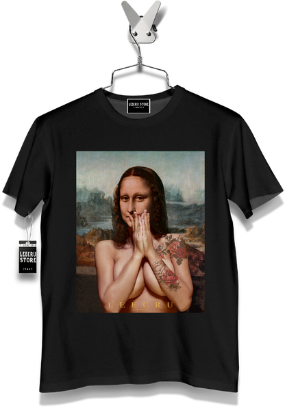 T-Shirt Leecru "Sexy Gioconda"