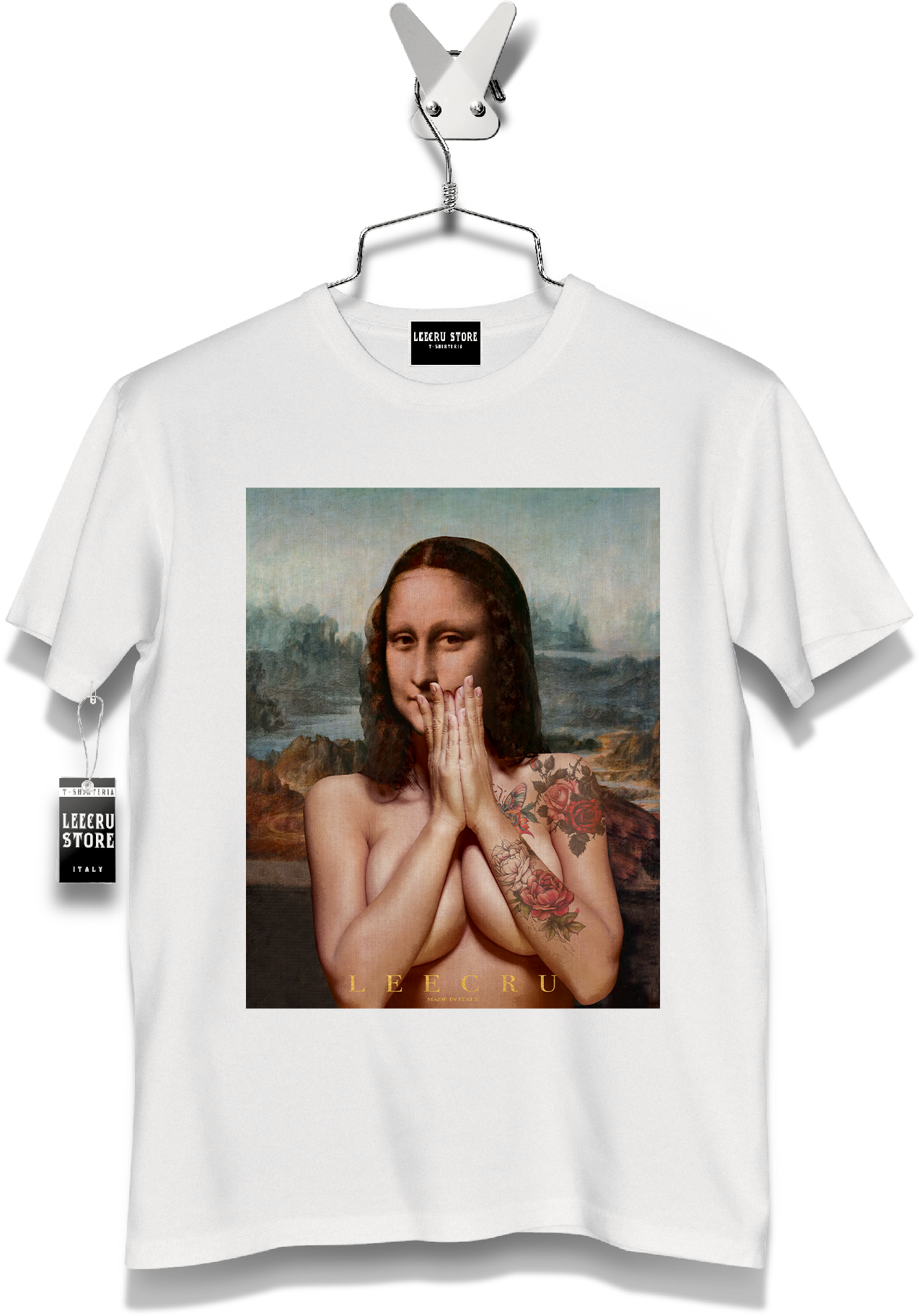 T-Shirt Leecru "Sexy Gioconda"